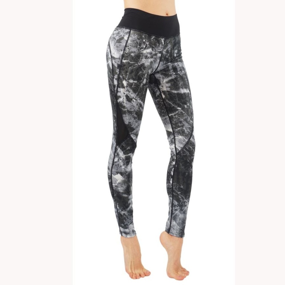 Yoga pants workout leggings mesh cutouts LY6235-5